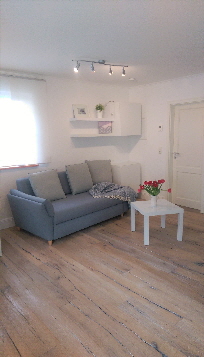 Hochwertiges Schlafsofa 140 x 200 - Ferienwohnung Seerose Remseck